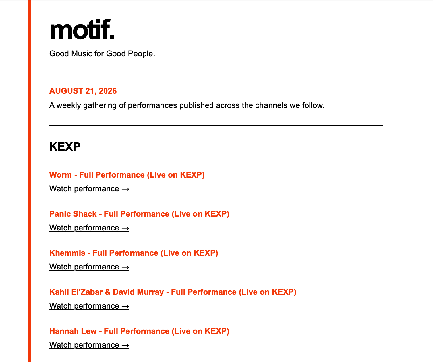 Screenshot of a Motif issue